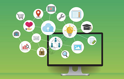 數(shù)據(jù)安全插畫 計(jì)算機(jī)軟件技術(shù)開發(fā)與銷售的新視角